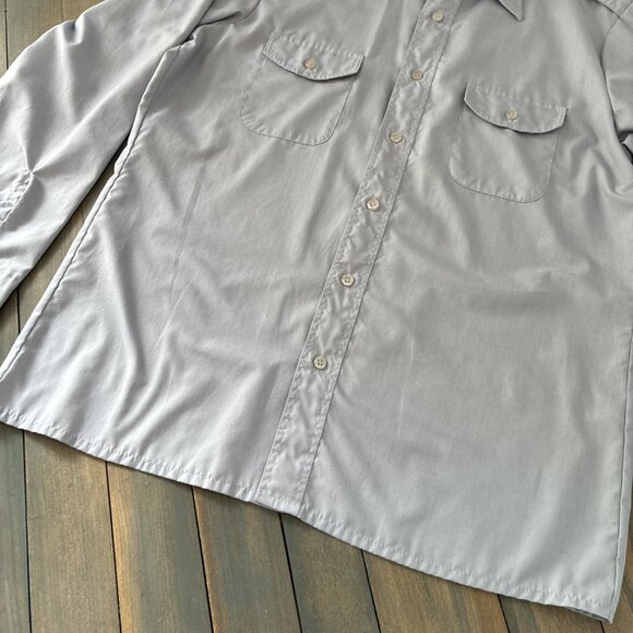 Vintage Matt Andrews Gray Nylon Shoulder Strap Two + Sleeve Pockets Men’s M (D9) - Picture 5 of 9